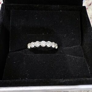 White 18K Diamond Anniversary Ring